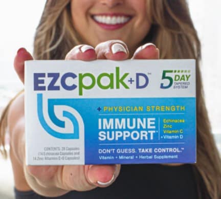 Free Sample of EZC Pak Immune Support - 1st 1,000