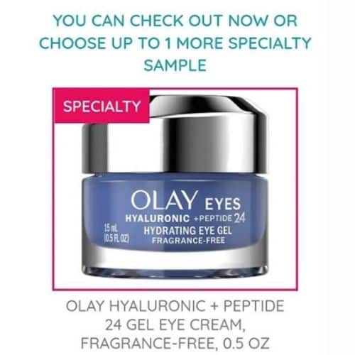 FREE Olay Eye Hyaluronic + Peptide 24 Gel Eye Cream