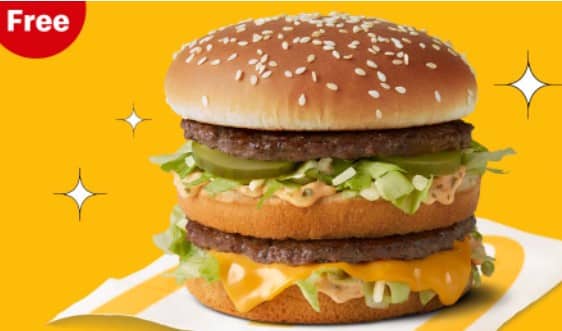 Free Big Mac at McDonald's!