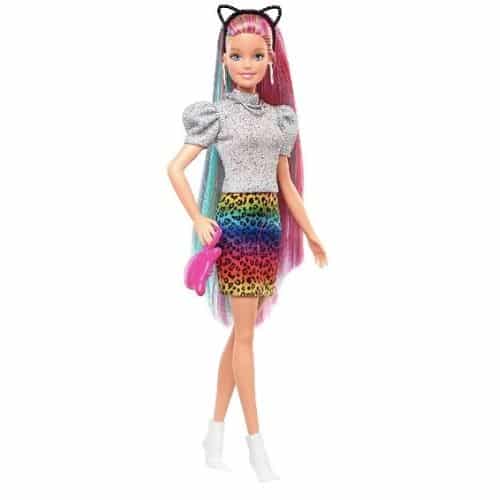 Amazon: Barbie Leopard Rainbow Hair Doll ONLY $7.97 (Reg. $20)