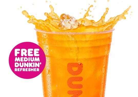 Free Medium Dunkin' Refresher