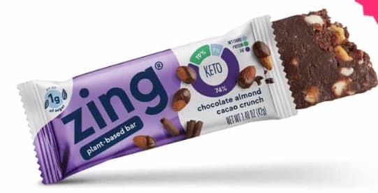 Moms Meet: Free Zing Chocolate Almond Cacao Crunch Keto Bars