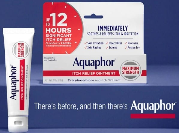 Free Aquaphor Itch Relief Ointment Sample