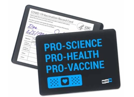 Free Pro-Science, Pro-Health, Pro-Vaccine Card Holder 