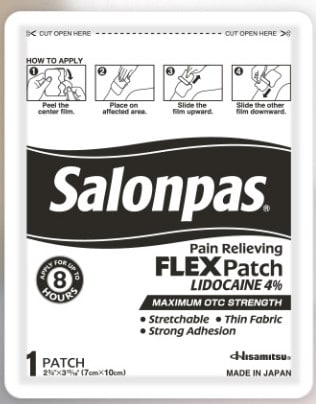 Free-Sample-of-Salonpas-Lidocaine-FLEX-Patch-Sample